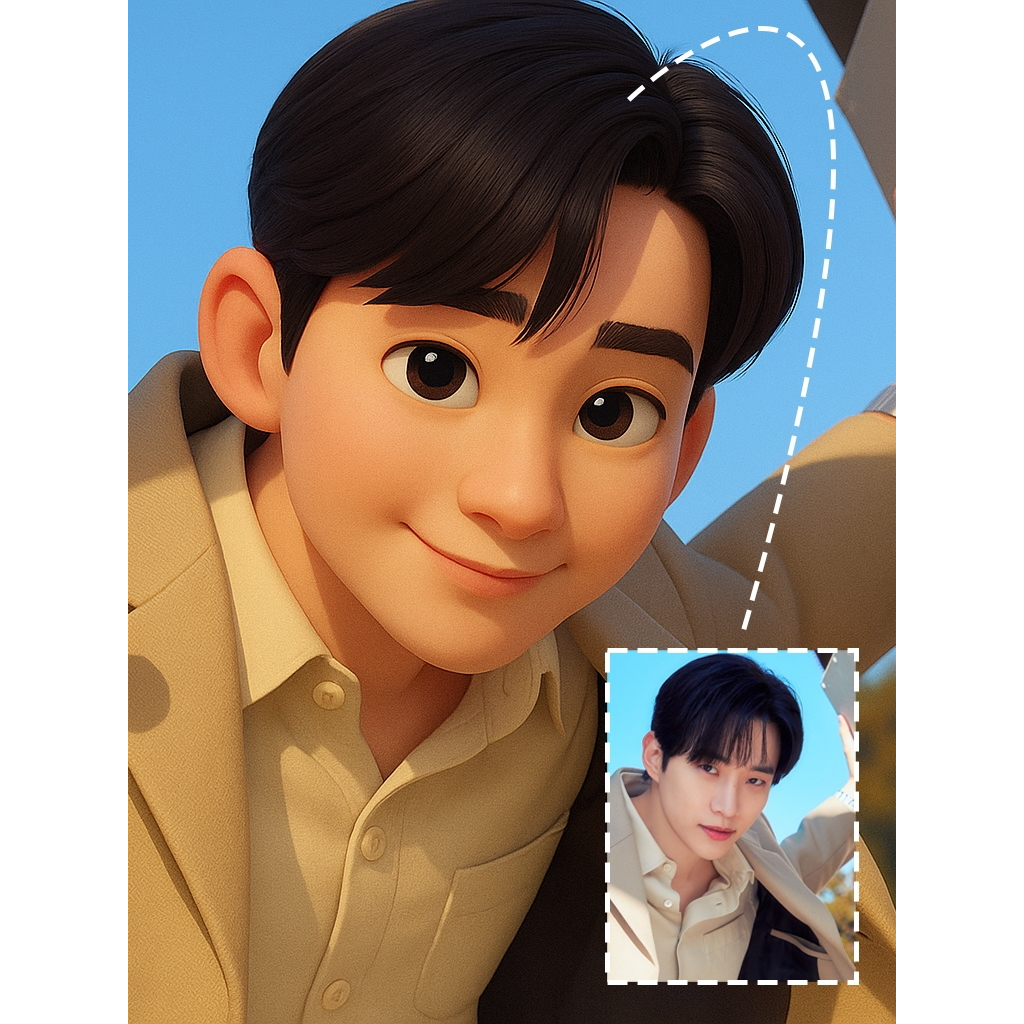 Jasa Edit Foto Menjadi Kartun 3D