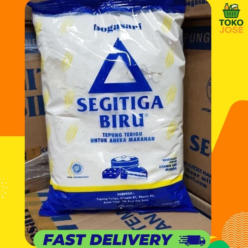 

Tepung Terigu Segitiga Biru Ekonomis KEMASAN 1KG