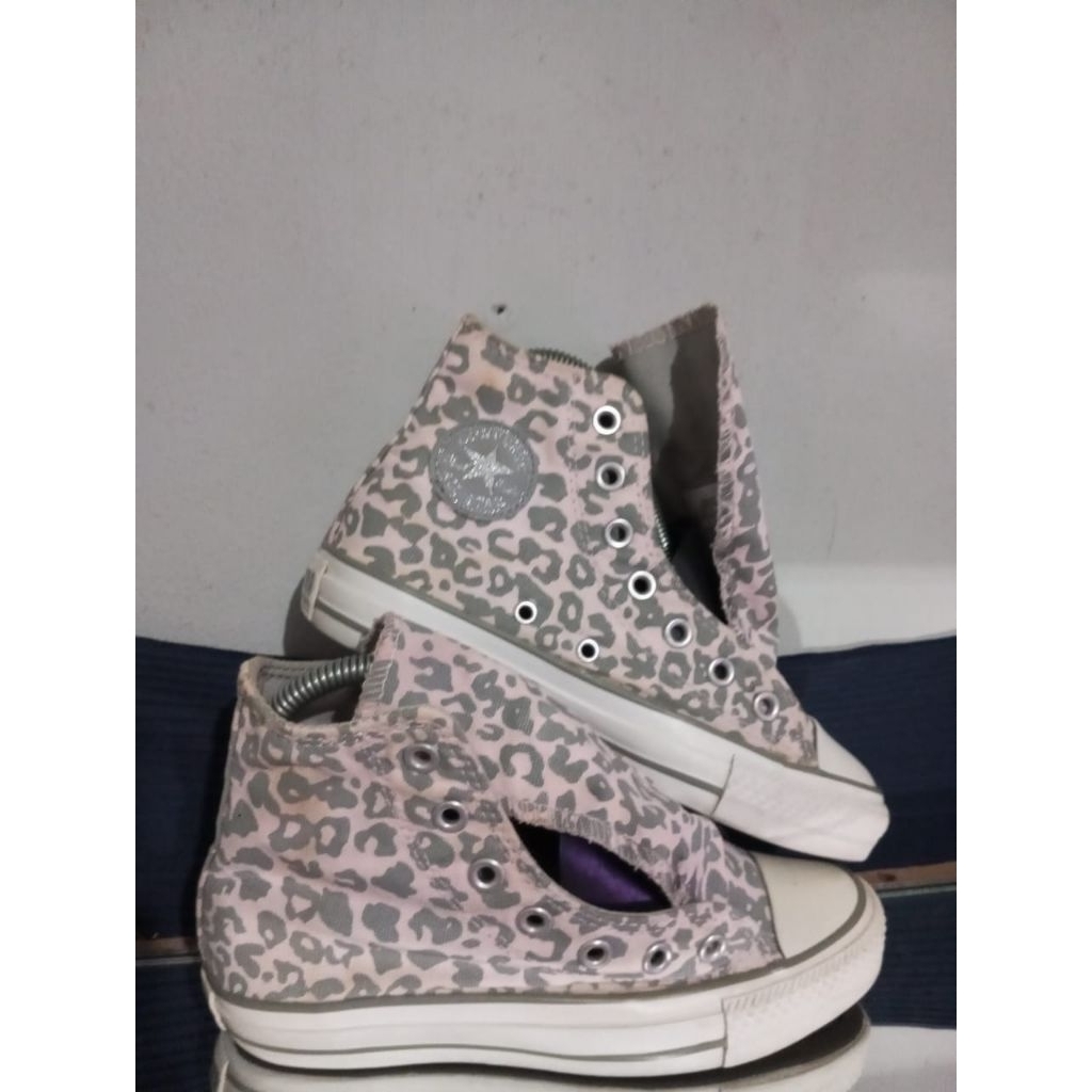 CONVERSE CT HIGH LEOPARD PINK