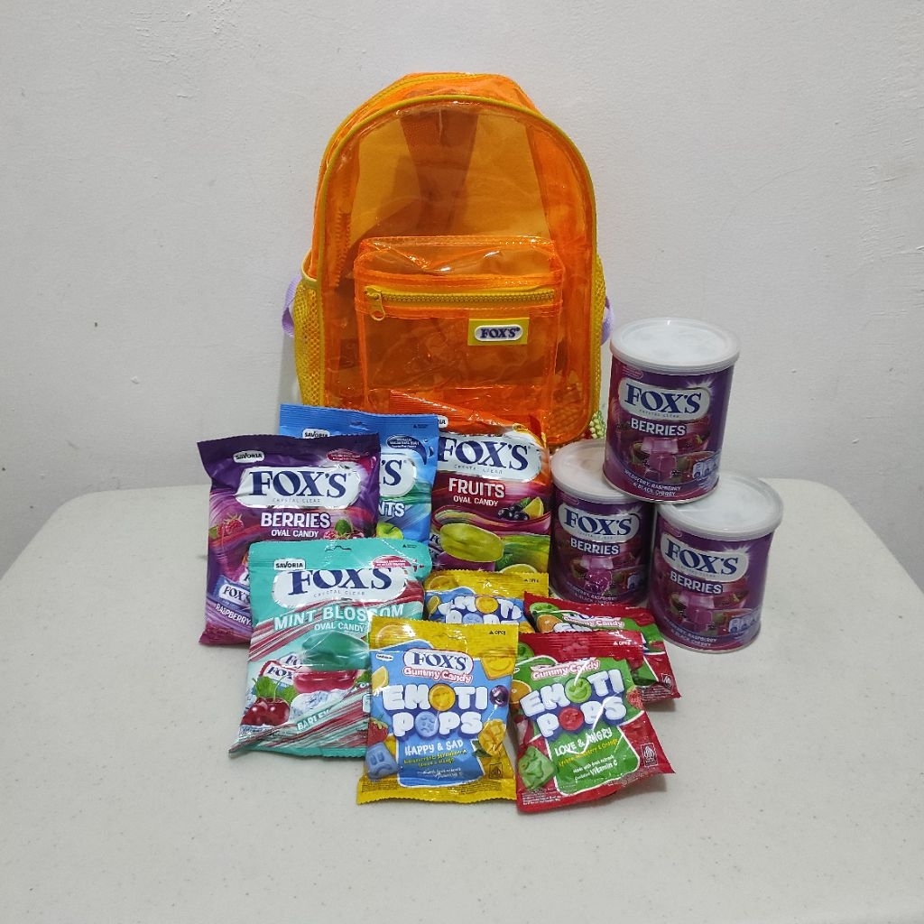 

Fox Permen FREE Tas Transparan 11pack