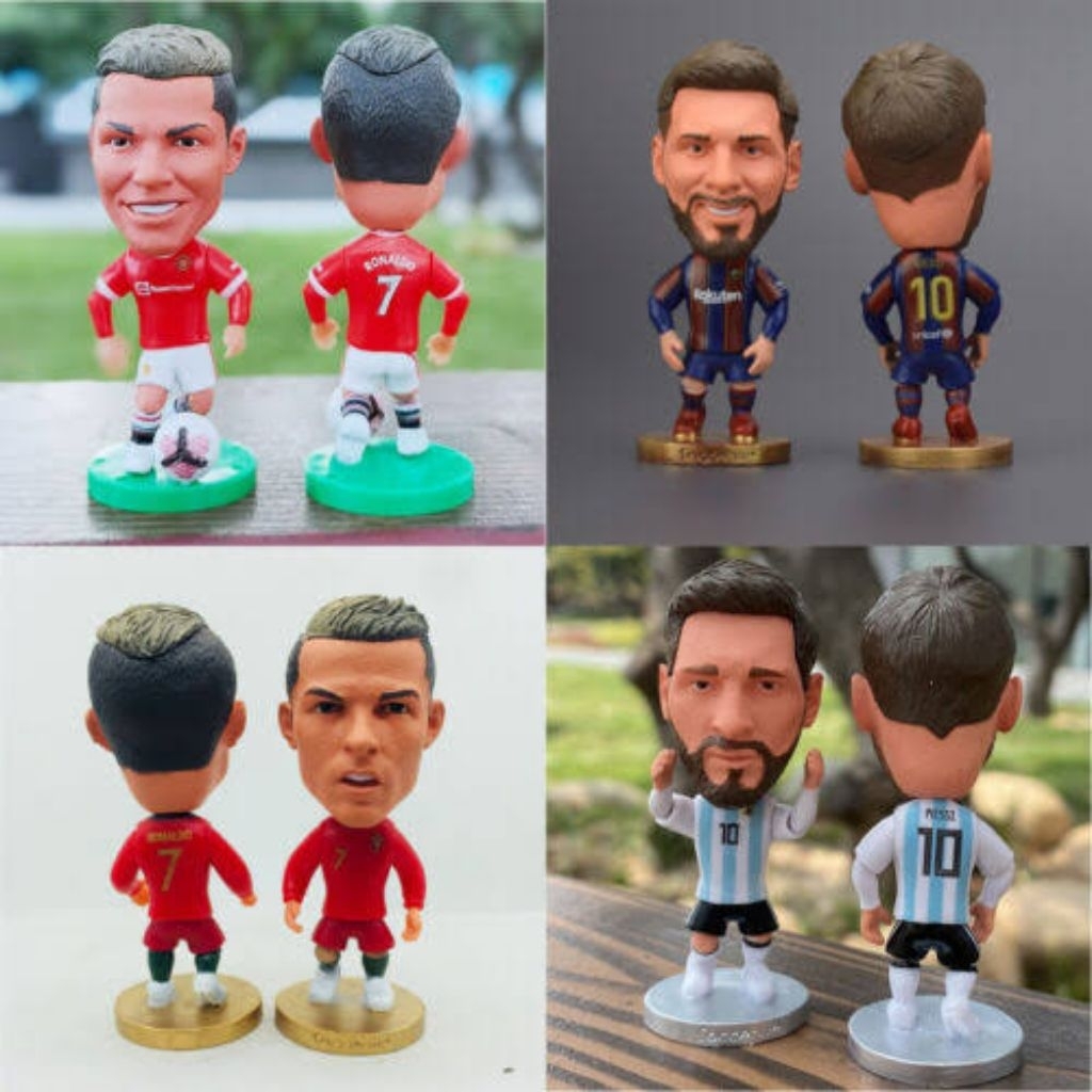 Action Figure Pemain Bola Ronaldo Messi Neymar Pajangan