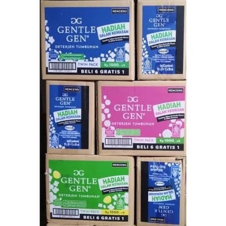GENTLE GEN DETERJEN CAIR KONSENTRAT / 1 DUS ISI 140 PCS