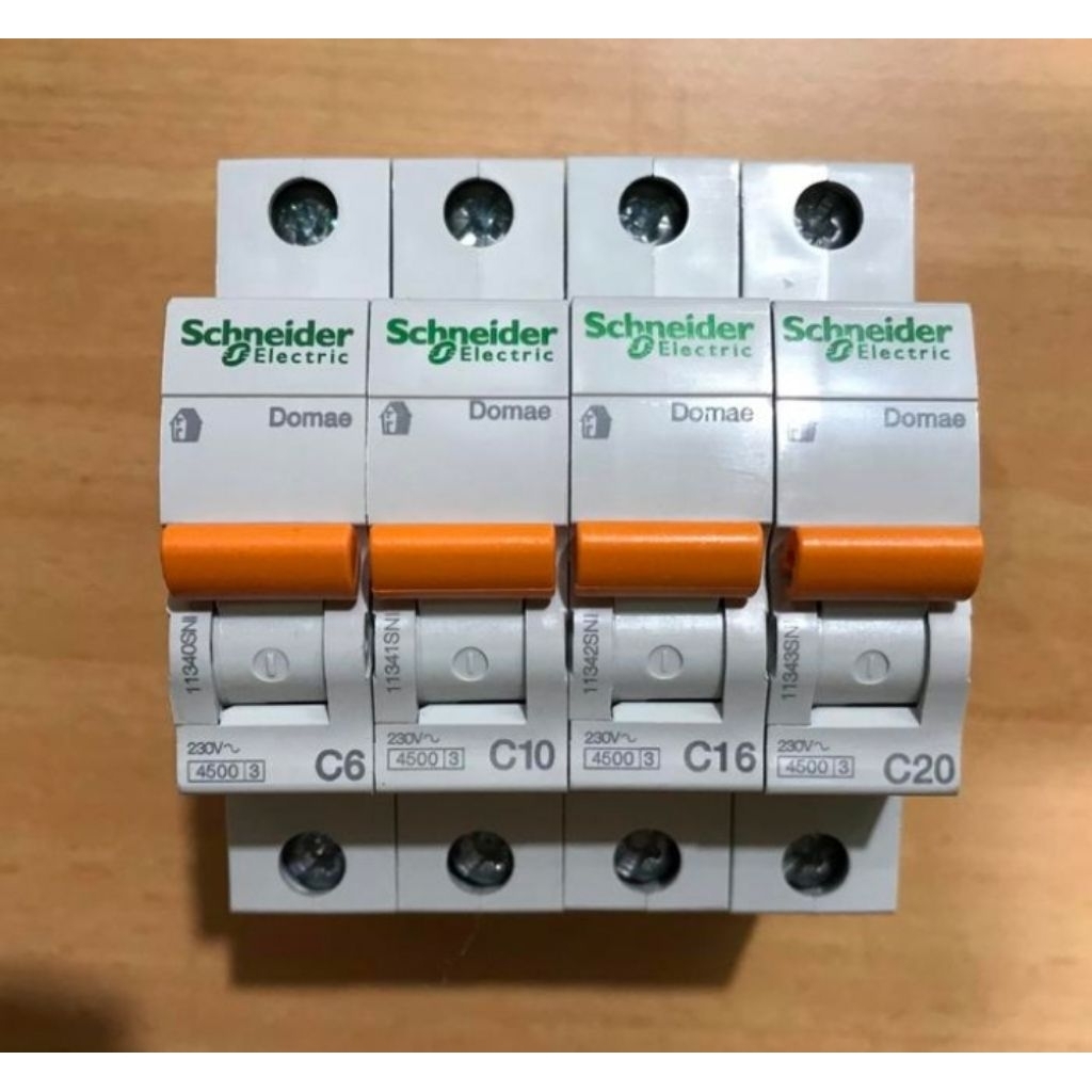 MCB Schneider 1phase 6A/10A/16A/20A