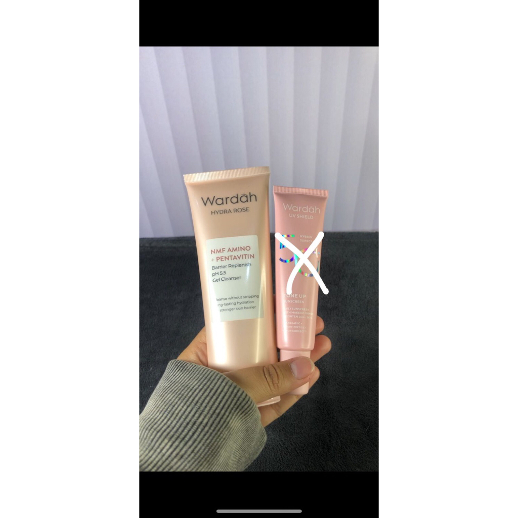 preloved face wash wardah