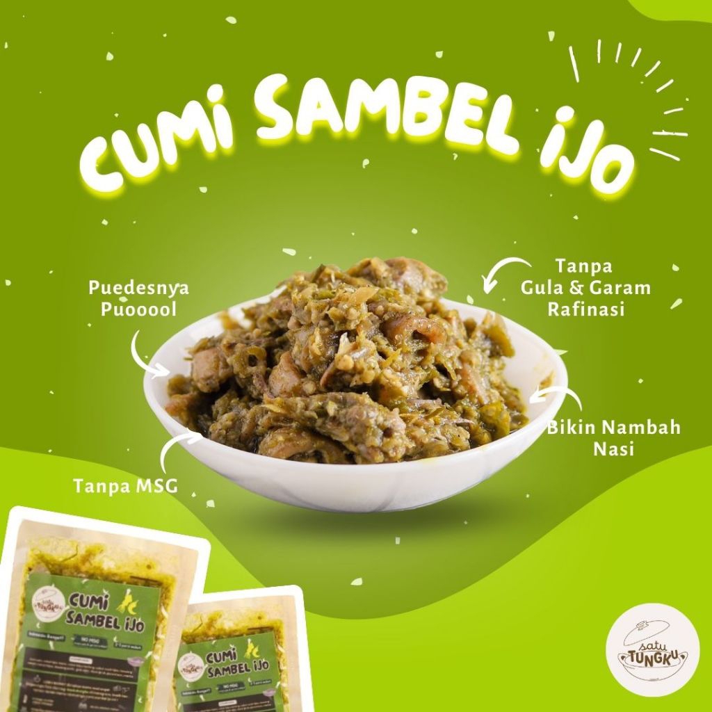 

CUMI SAMBEL IJO | Satu Tungku • Cumi disambelin 150 g