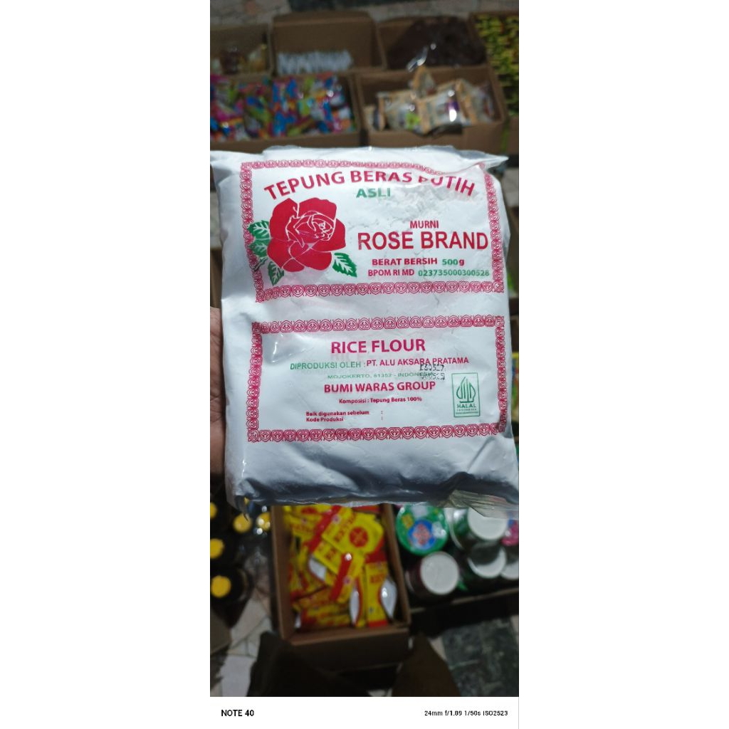 

Tepung Beras rosebrand kemasan 500 gram
