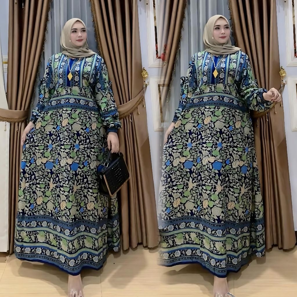 GAMIS DIANA VIRAL LENGAN PANJANG TALI SAMPING