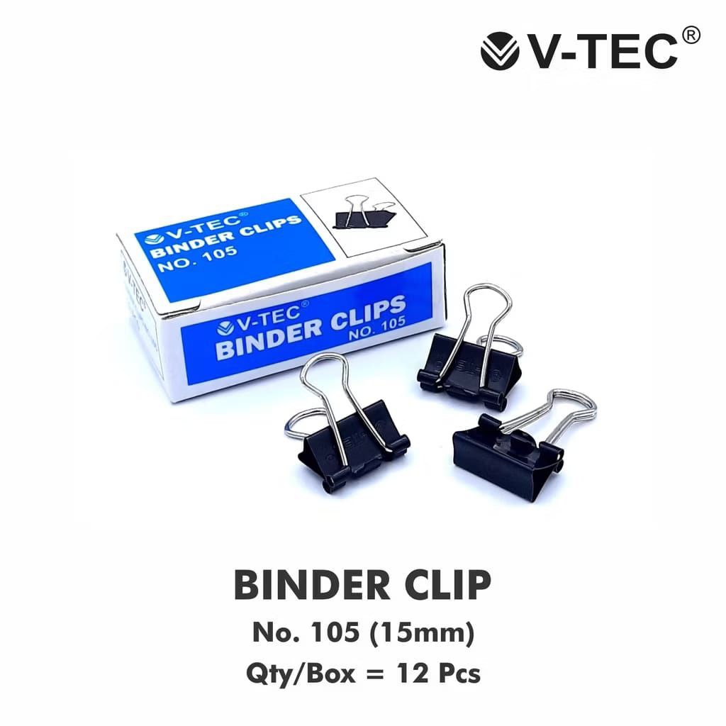 

Penjepit Kertas Binder Clips V Tecc No.105