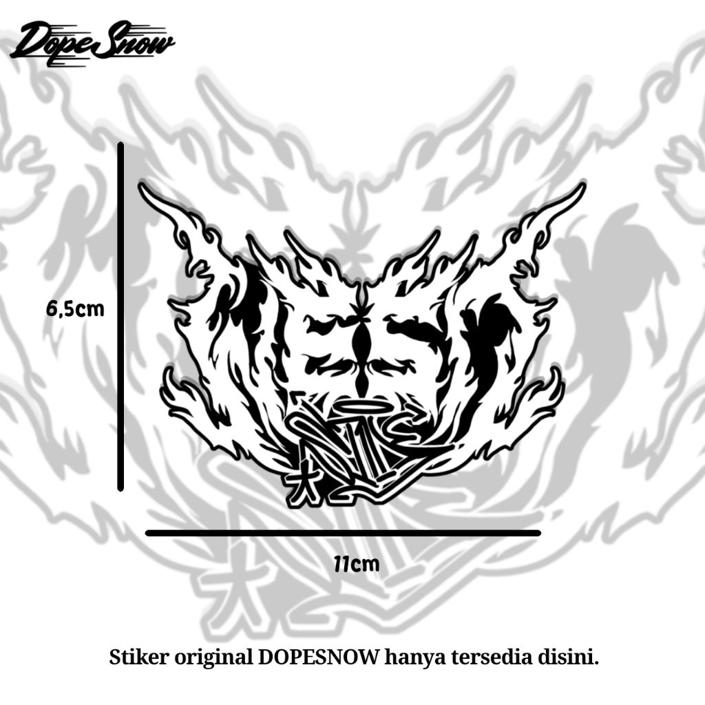 

Stiker Metal (West Side) – Waterproof & Tahan Cuaca Panas/Hujan