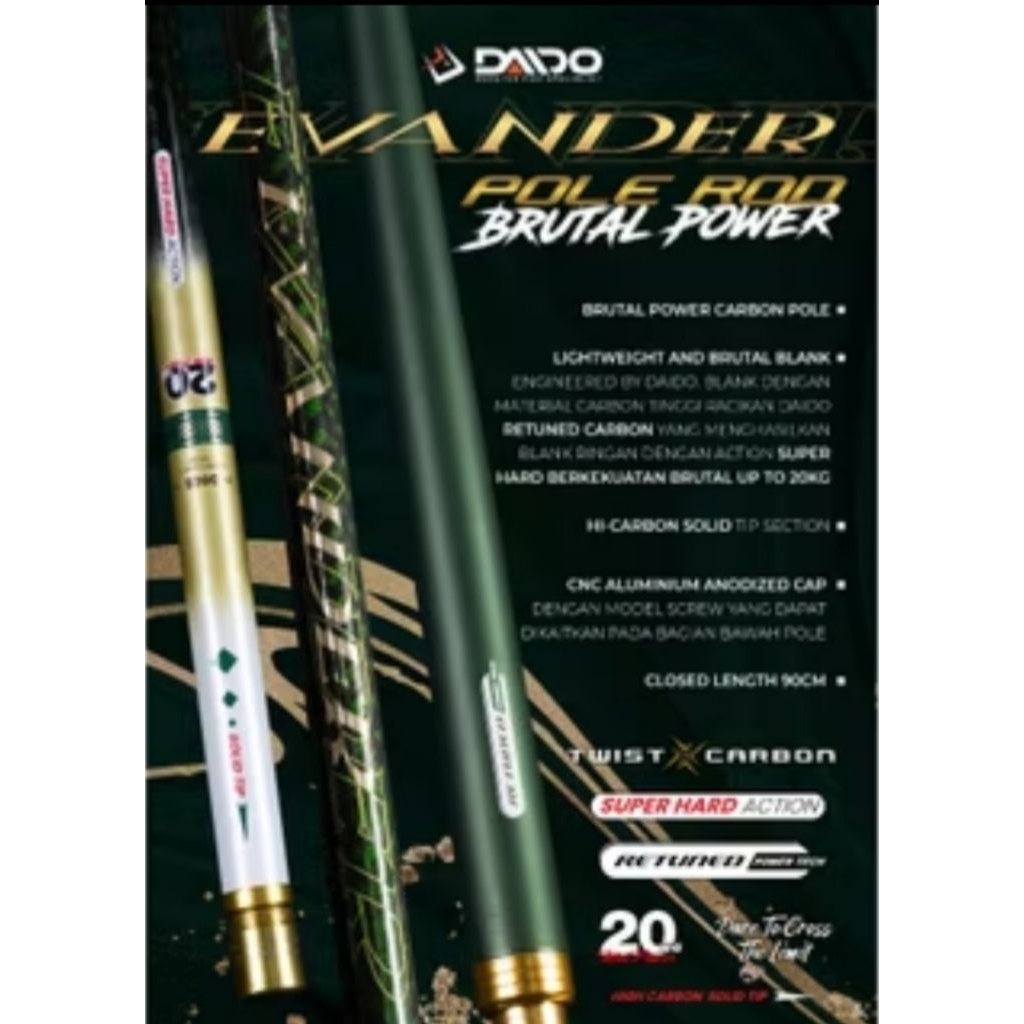 Joran Tegek Daido evander 450/540/630