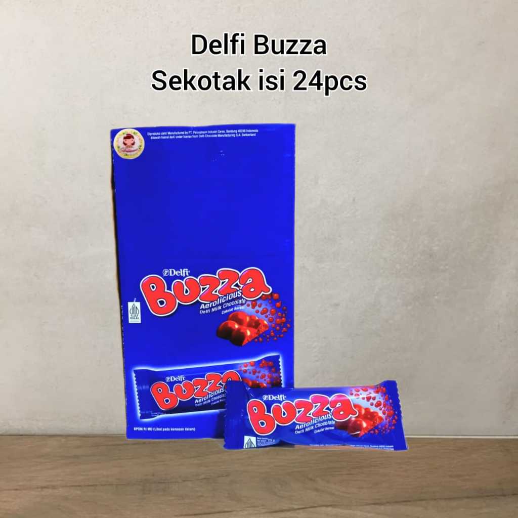 

Delfi buzza 20 gr aerolicious milk chocolate isi 24 pcs ( scp )