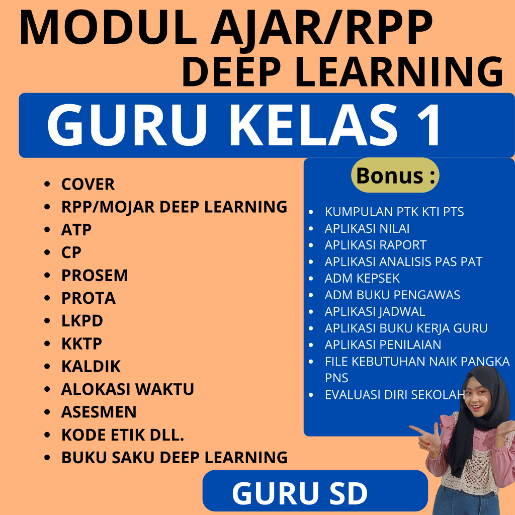 

RPP Deep Learning Guru Kelas 1 SD ( Semua Mapel ) - RPP DEEP LEARNING SD