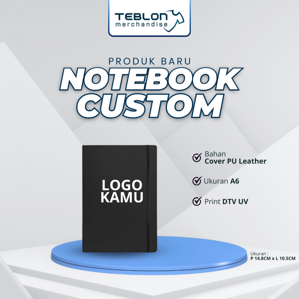 

Notebook Custom Logo Perusahaan / Logo Sekolah / Logo Komunitas / Notebook A6 / Souvenir Sekolah / Notebook Murah / Notebook Surabaya / Notebook Custom Tulisan/ Notebook Custom suka-suka