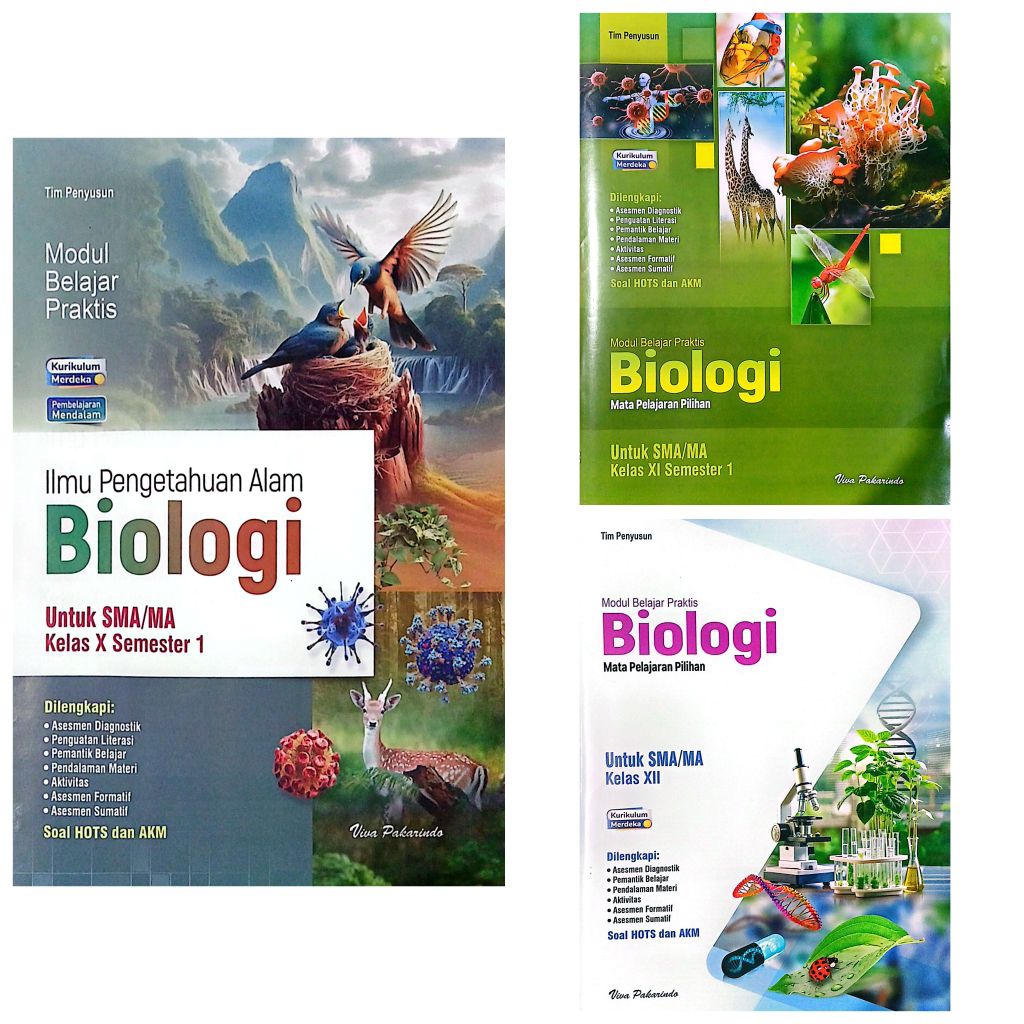 LKS SMA MA BIOLOGI KELAS 10 11 SEMESTER 1 GANJIL KELAS 12 SETAHUNAN TA.2025/2026 KURIKULUM MERDEKA |