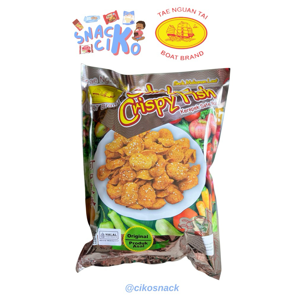 

[READY] Boat Brand Snack Crispy Fish 300g (Isi 20 pack)