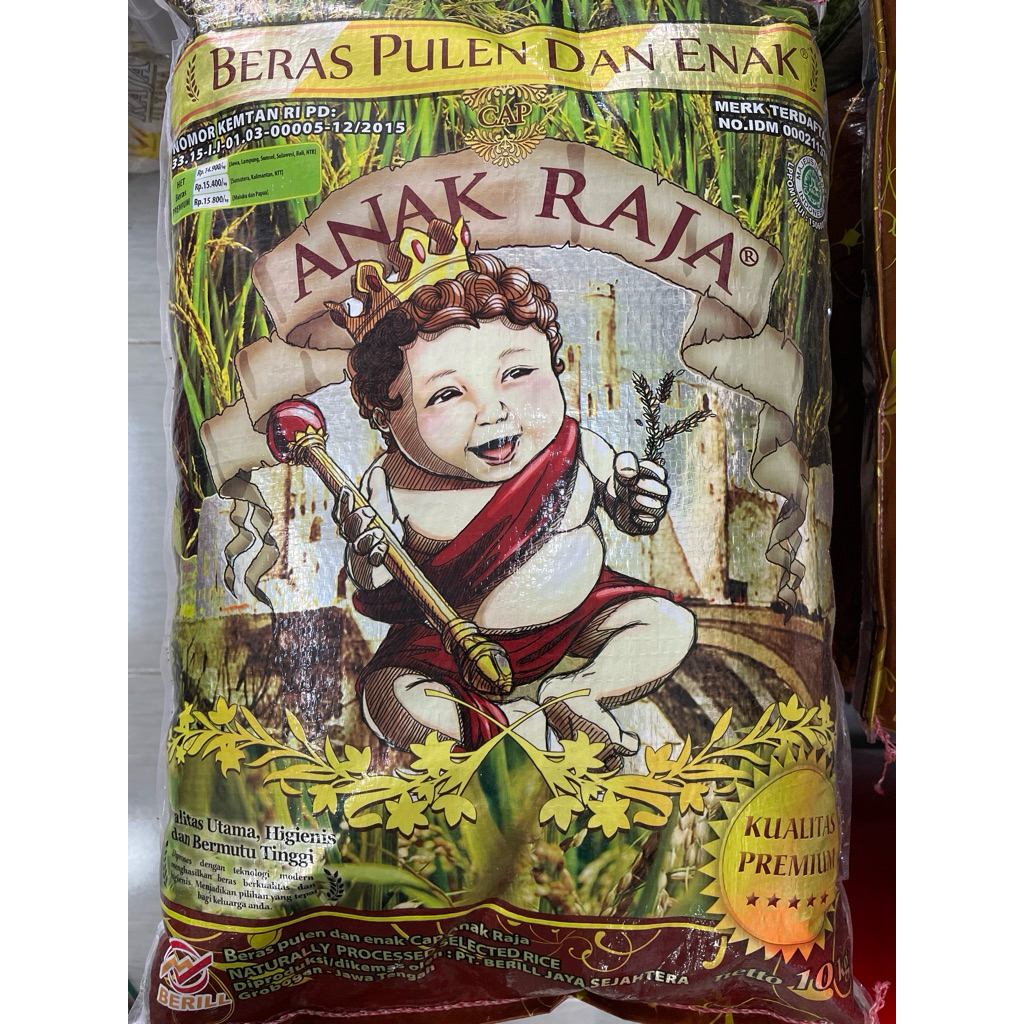 

Beras Premium Anak Raja 10kg