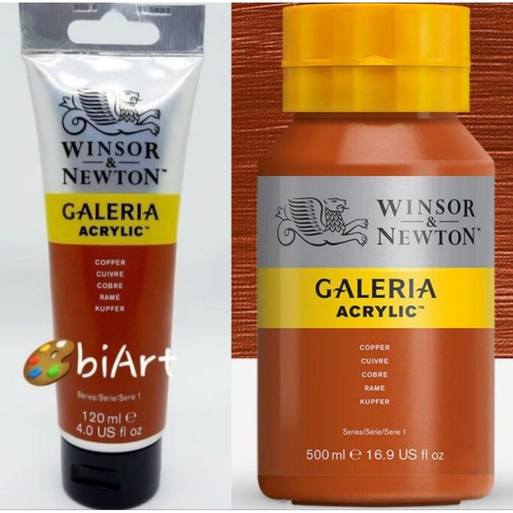 

Cat Akrilik Galeria Acrylic Colour 500ml / 120ml Copper Winsor & Newton