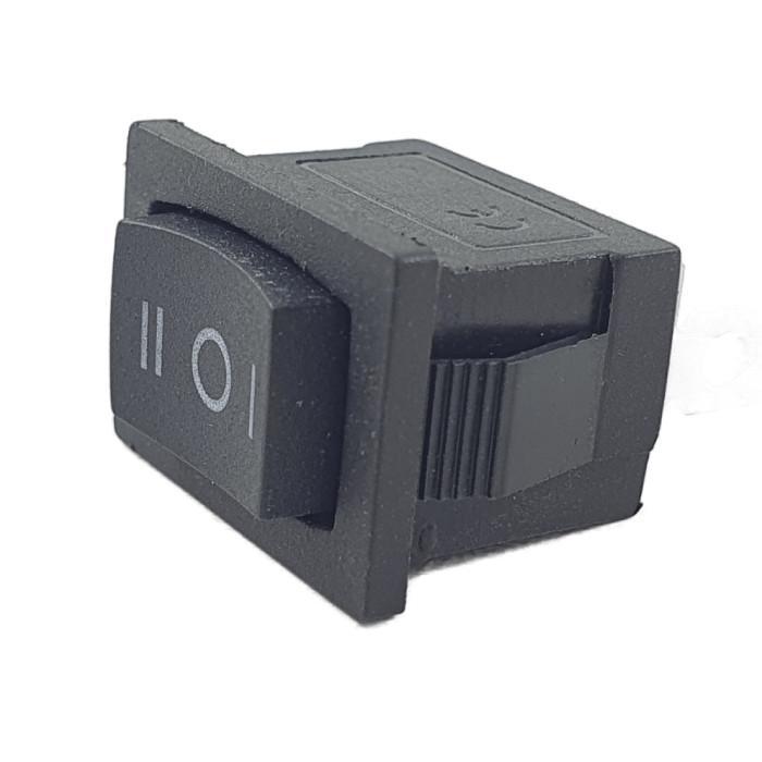 Saklar Spring Return 3 pin On Off On Tombol Rocker 3 Posisi KCD1 Power Switch 3pin