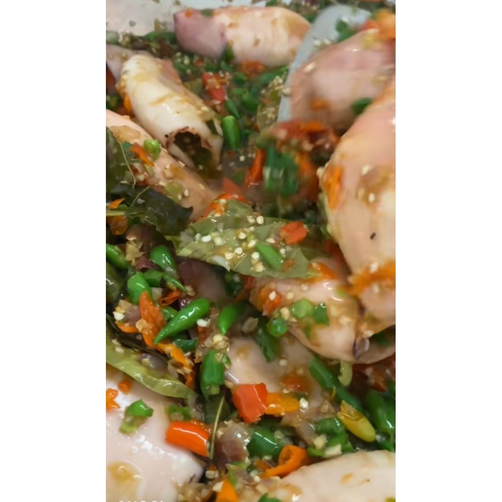 

sambel cumi geprek/gledek viral pedas