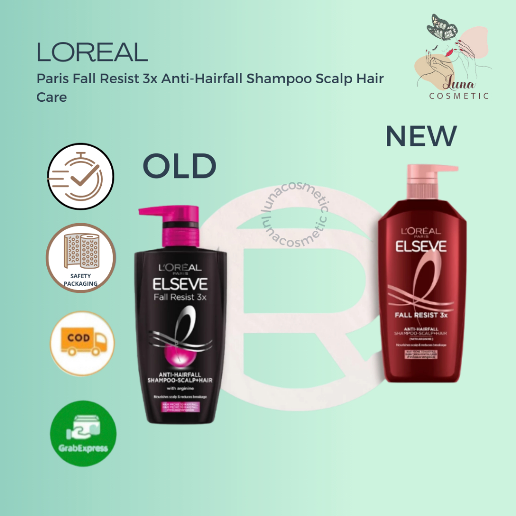 L'Oreal Paris Fall Resist 3x SERIES - Hair Care Perawatan Rambut Rontok Loreal