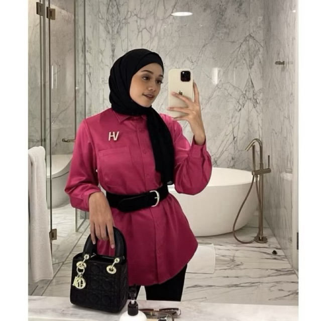 PRELOVED VANILLA HIJAB BLOUSE