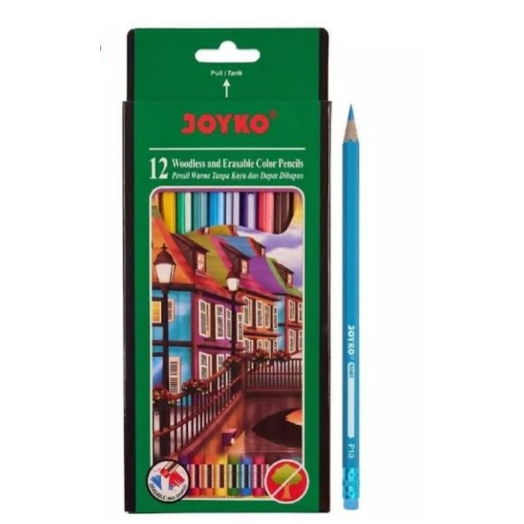 

Pensil Warna JOYKO ERASABEL BISA DIHAPUS ISI 12