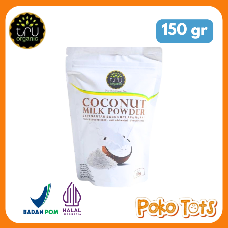 

Truorganic Coconut Milk Powder 150gr Bubuk Santan Murni Santan Premium Virgin Coconut Powder Tru Organic