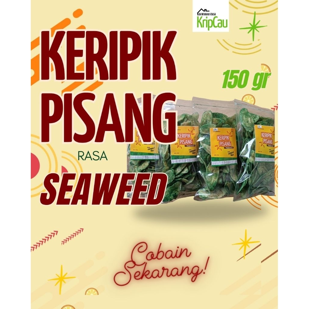 

150gr Keripik Pisang rasa Rumput Laut