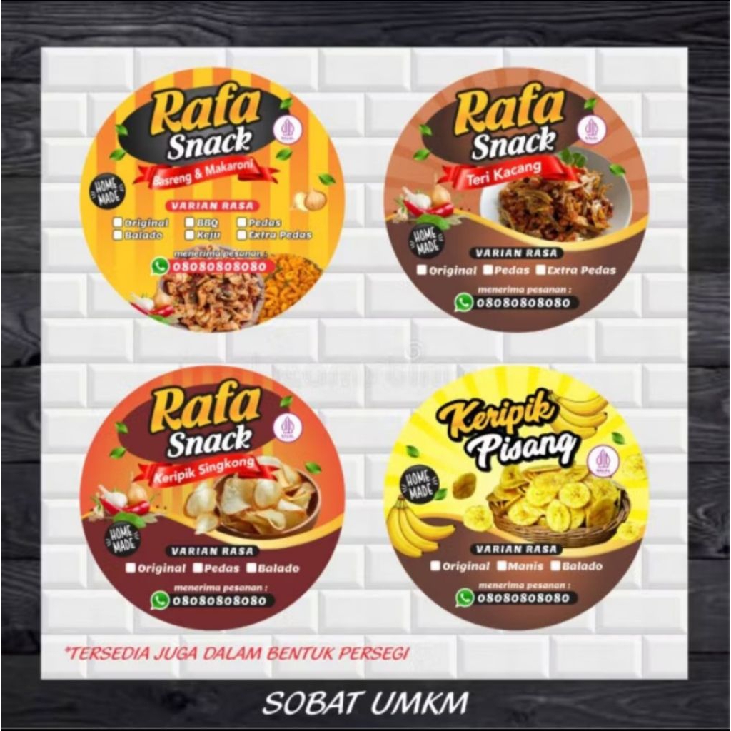 

Sticker Makaroni Pedas Daun Jeruk