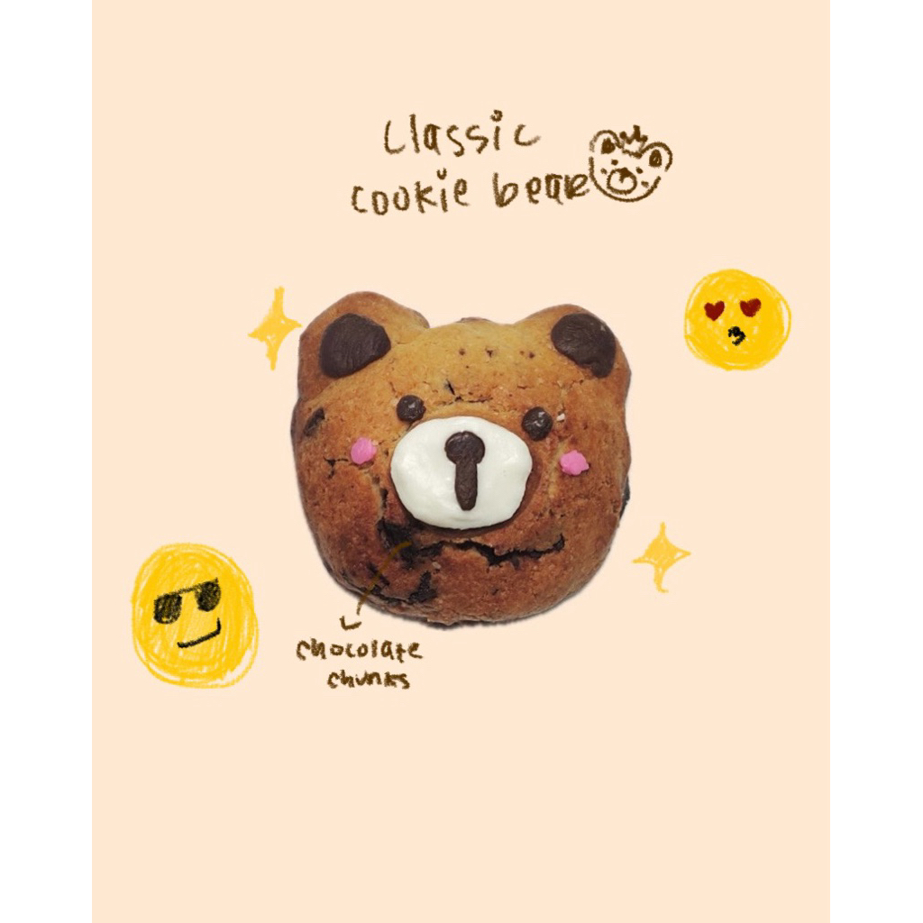 

Classic cookies bear