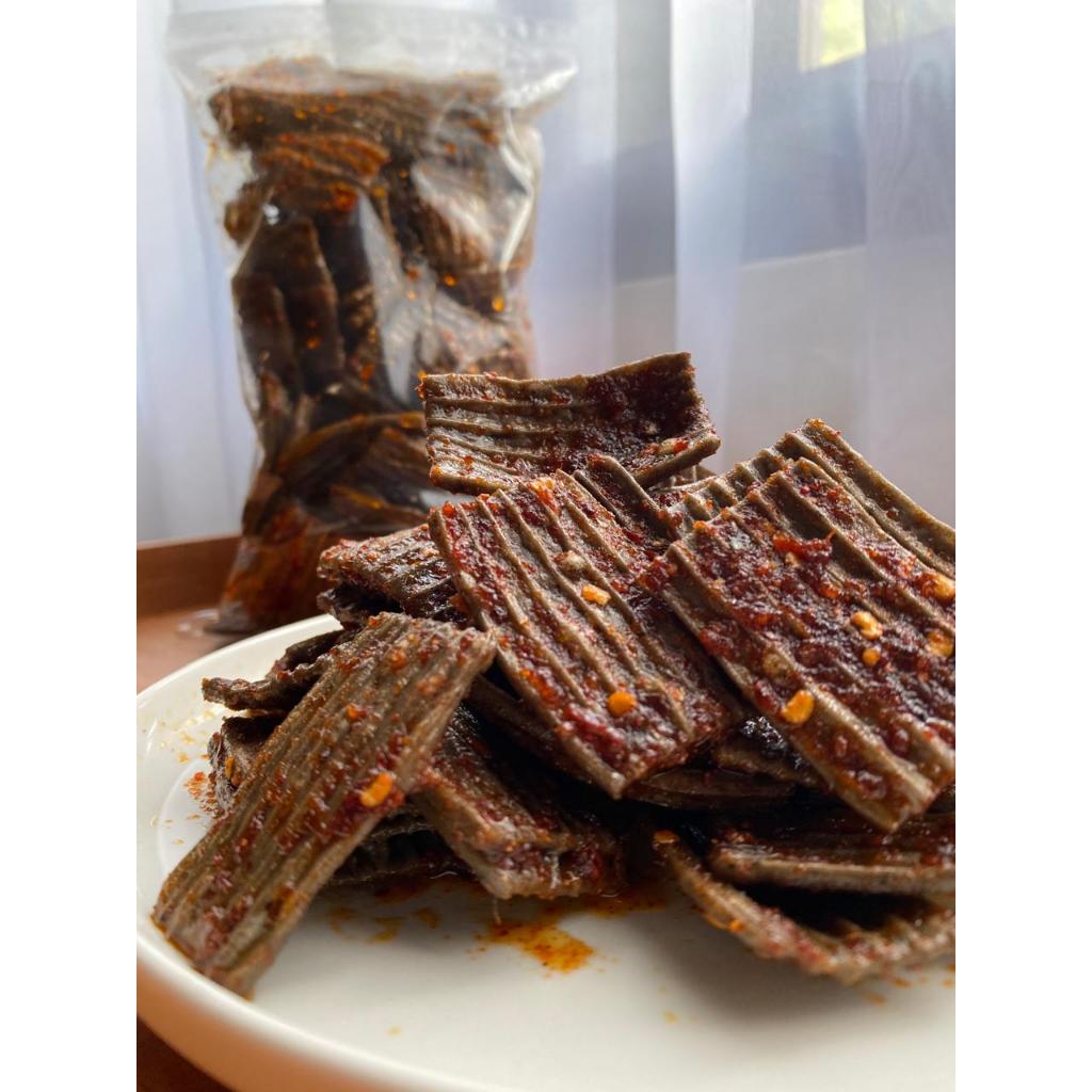 

seblak kerupuk jengkol pedas daun jeruk/sebring kerupuk jengkol bumbu melimpah