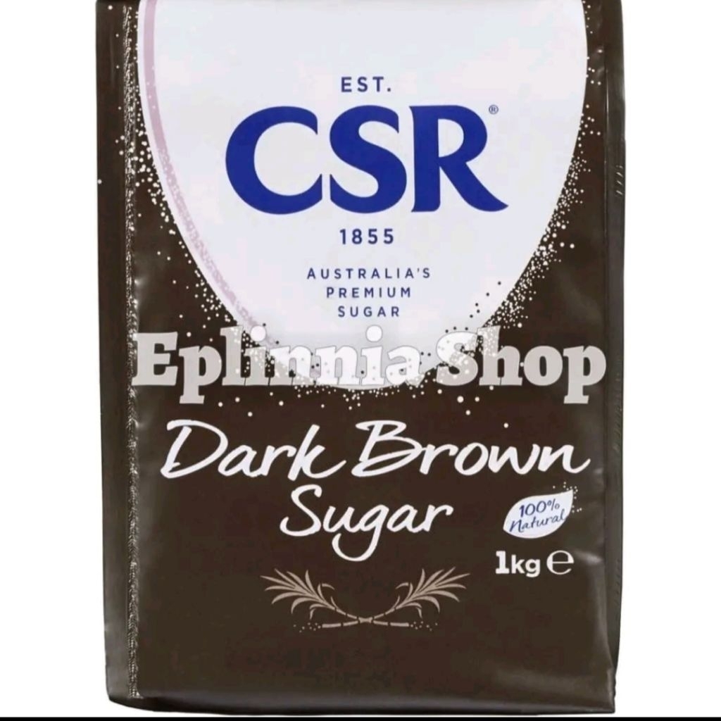 

CSR Dark Brown Sugar 1 Kg - Gula Australia Premium