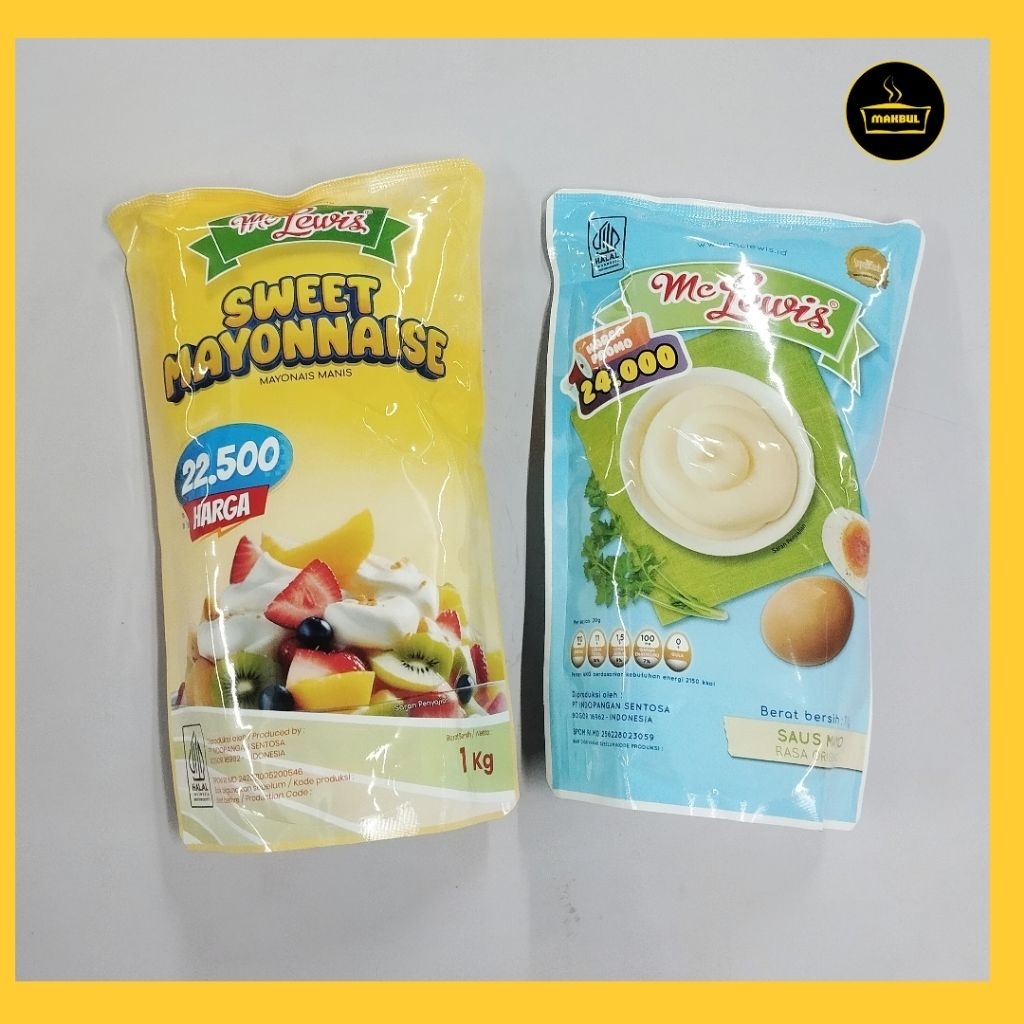 

MC Lewis Mayonais Ori dan Sweet Mayonais 1kg