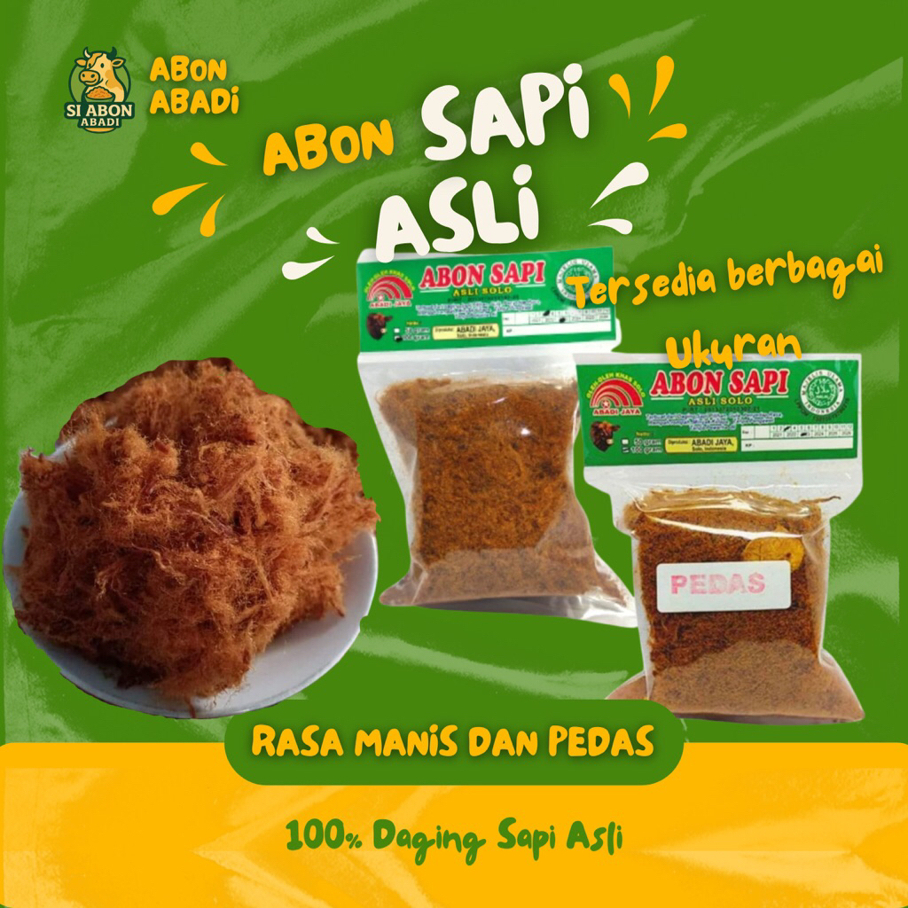 

Abon sapi asli 100% Original Hallal