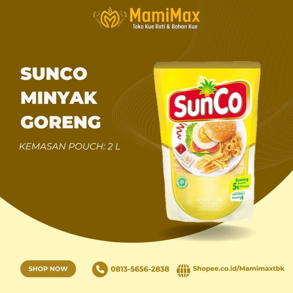 

SUNCO MINYAK GORENG POUCH 2 LITER