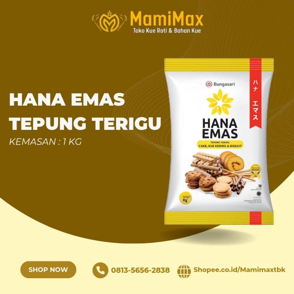 

TEPUNG HANA EMAS 1KG