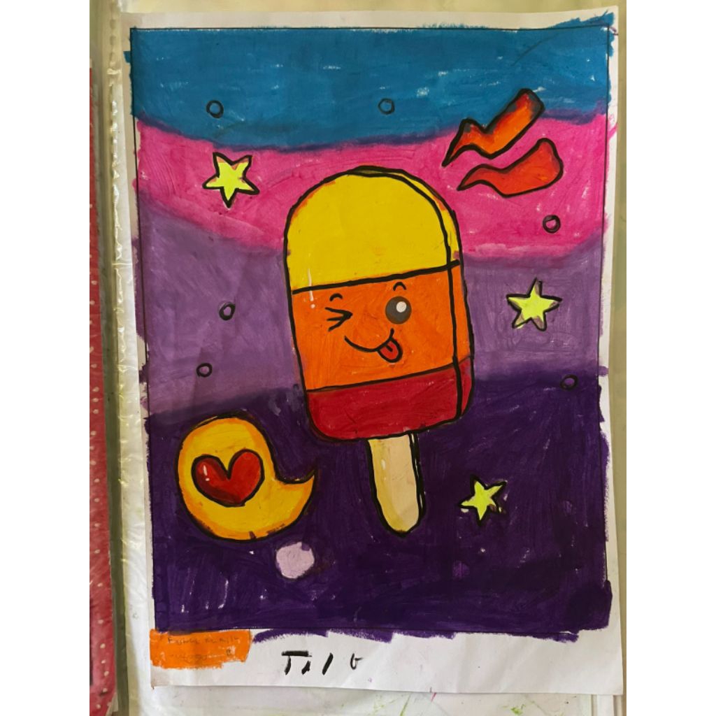 

Gambar Lukisan Crayon Ice Cream Love