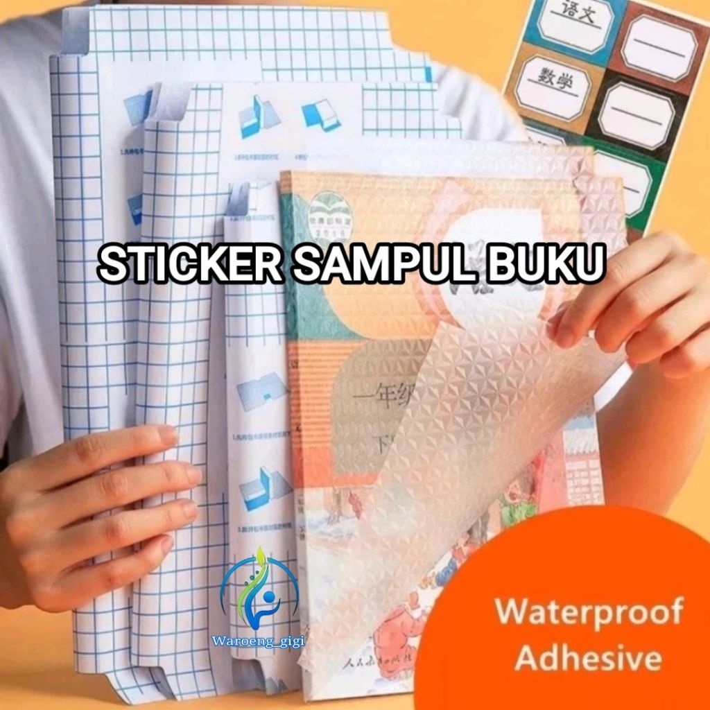 

Sampul Sticker Cover Buku Pelajaran Anak Sekolah Tahan Air