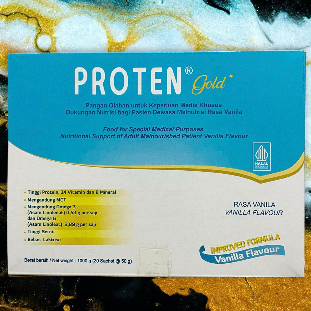 

PROTEN GOLD Susu Tinggi Protein Improved Formula