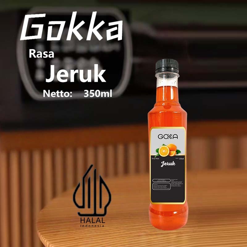 

Gokka Sirup Jeruk 350ml - Minuman Segar Rasa Jeruk / Jeruk Syrup