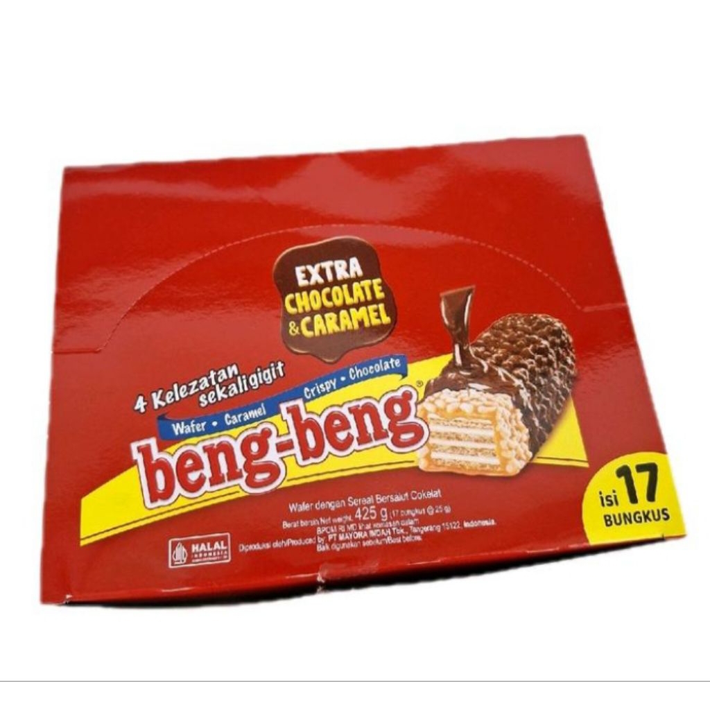 

[GRATIS ONGKIR] BENG BENG REGULER BOX 25 GR WAFER CHOCOLATE 1 BOX ISI@17 PCS