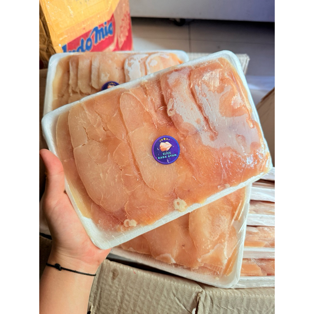 

Slice Dada Ayam kemasan 500gr,frozen,fresh