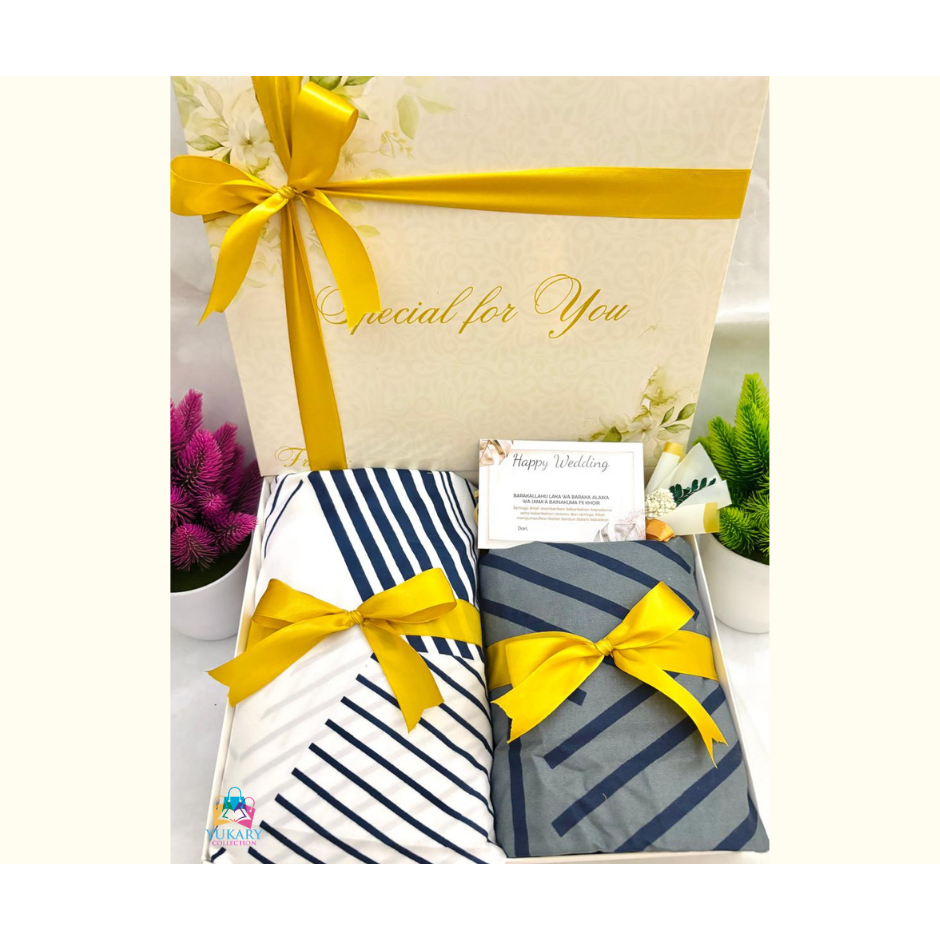 Hampers Sprei Kintakun 160x200 Hampers Wedding  Kado Pernikahan  Hampers Pernikahan Seserahan