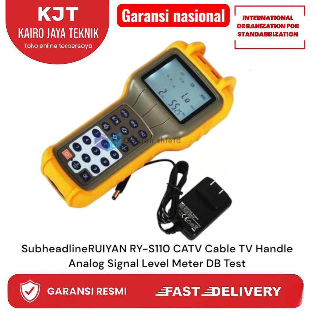 RUIYAN RY-S110 CATV Cable TV Handle Analog Signal Level Meter DB Test
