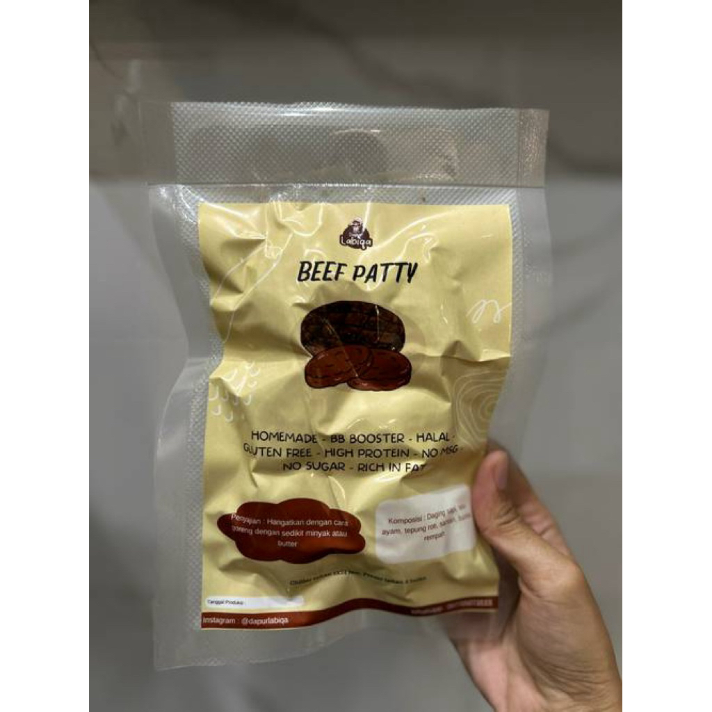 

Beef Patty Homemade Realfood | Beef Patty Mpasi Frozen Food