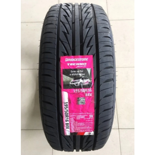 Ban Baru - Bridgestone 195/50 R16 TECHNO SPORT - Ban Mobil Jazz Yaris Brio