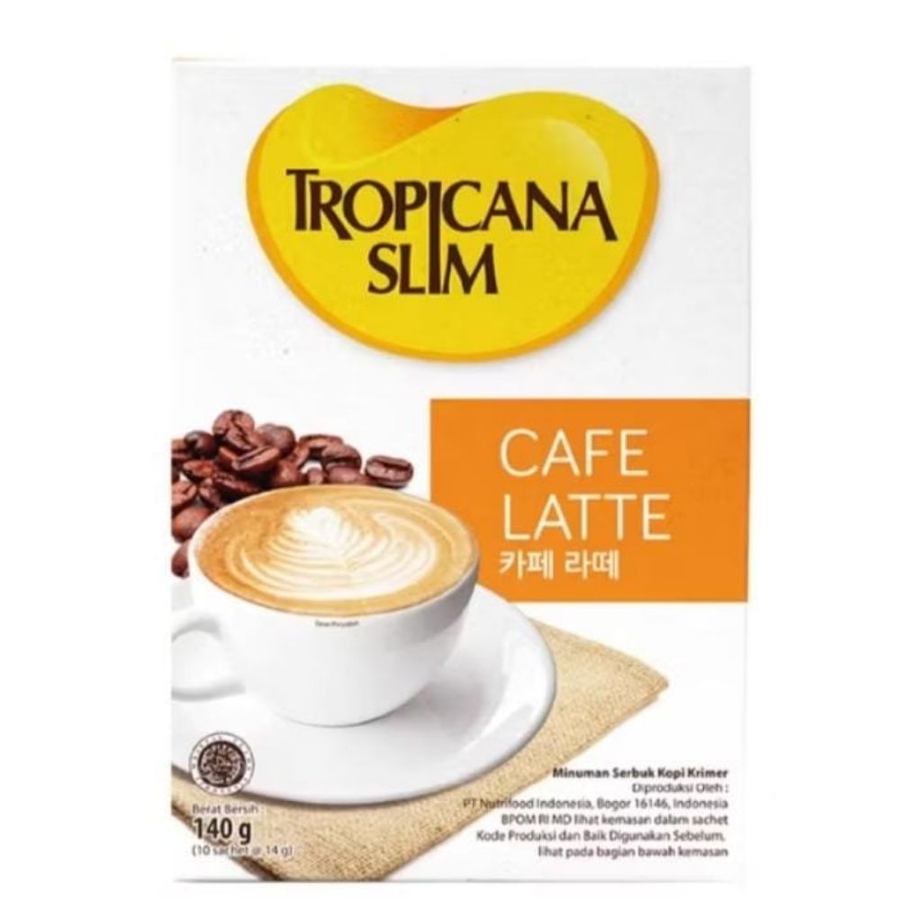 

Tropicana Slim Cafe Latte 10 × 14g