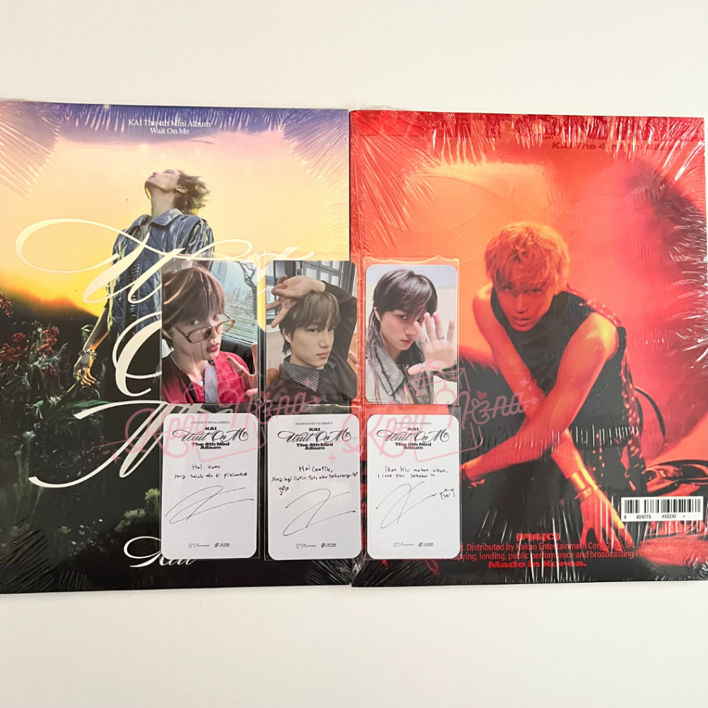 [READY] KAI Wait On Me Photobook Album Murah