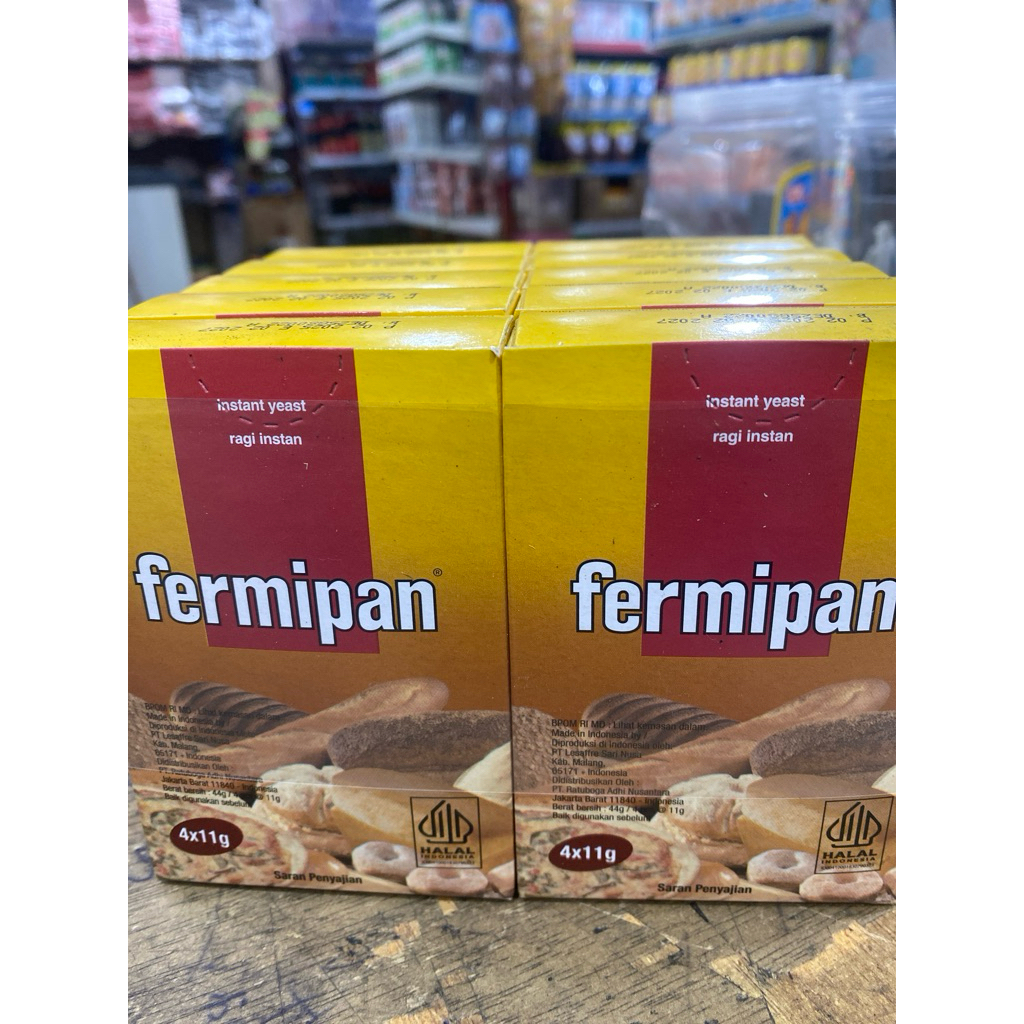 

fermipan ragi sachet 11gr pengembang roti