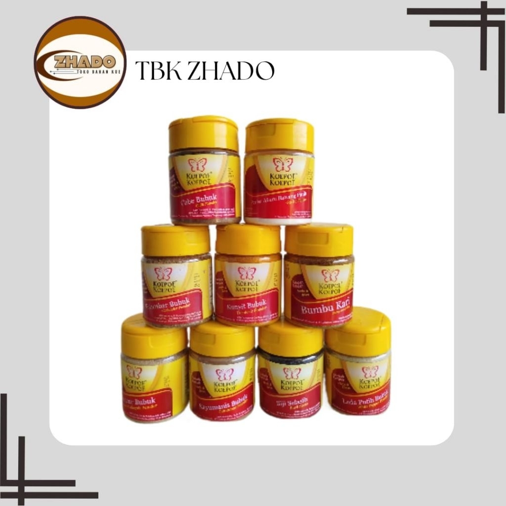 

KOEPOE KOEPOE BUMBU BUBUK 23/38 GRAM BUMBU REMPAH-REMPAH